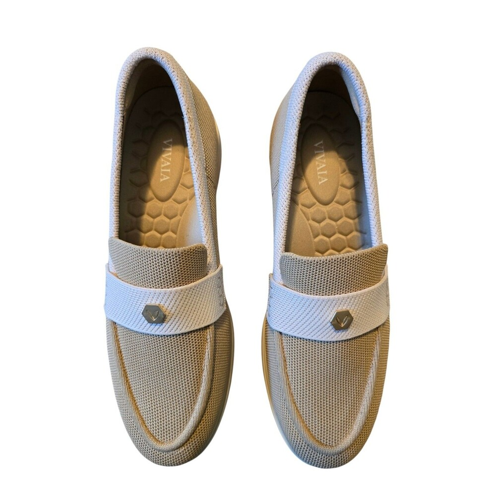 VIVAIA Women's Nude/Ivory Liana Loafers US 7-7.5
